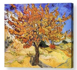 VAN GOGH UNDER THE MULBERRY TREE CANVAS BOX PRINT PICTURE A4, A3, A2, A1 - Picture 1 of 5