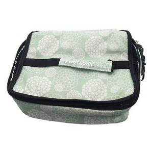 HotLogic Mini Lunchbag with Hot Plate Electric Teal 11 in x 7.5 in Floral School - Picture 1 of 10