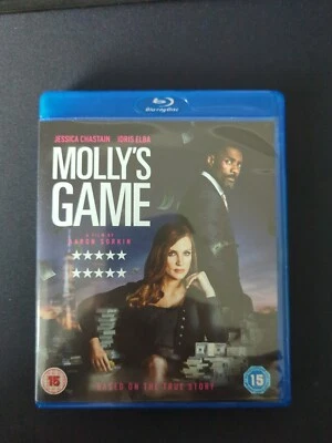 Molly's Game Blu-ray (2018) Jessica Chastain, Sorkin (DIR) cert 15 - Image 1 of 2