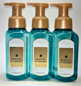 3 weiße T-Shirt sanft & sauber schäumende Bath & Body Works Handseife 8,75 fl. Oz. - Bild 1 von 1