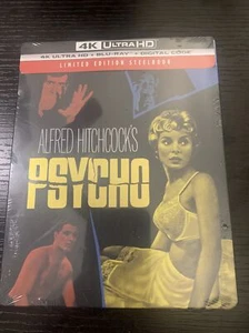 PSYCHO Limited Edition Steelbook (4K ULTRA HD, Blu-ray, Digital Code, 1960)NEW - Picture 1 of 9