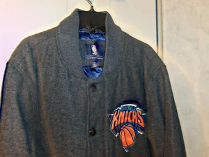NBA New York Knicks Men's G-III Full Zip and Snap Up Wool VARSITYJacket NWT,$150 - Picture 1 of 10