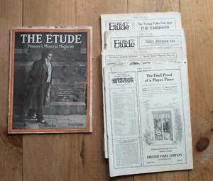 THE ETUDE PRESSER'S MUSICAL MAGAZINE July 1916 Plus 5 with missing covers - Foto 1 di 8