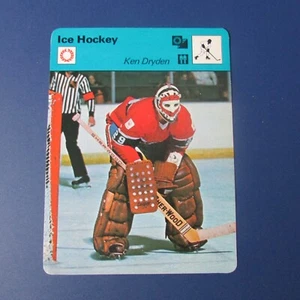 KEN DRYDEN 1977 SPORTSCASTER # 14-23 CANADIENS STANLEY CUP NEAR-MINT - Picture 1 of 2