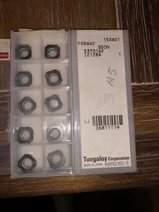 TUNGALOY CARBIDE SHIM INSERTS QUANTITY 10 FSSA42 S50N - Picture 1 of 1
