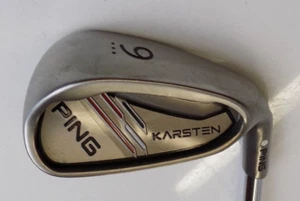 Ping Karsten White Dot 9 Iron Ping Regular Flex Steel Shaft Ping Grip - Picture 1 of 2