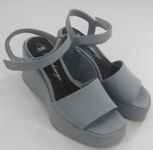 Gianni Binni The Change Gray Platform heels size 8 M - Picture 1 of 6