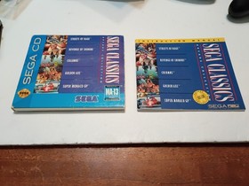 Sega Cd Ecco The Dolphin & Sega Classics Arcade Collection Not For Resale 