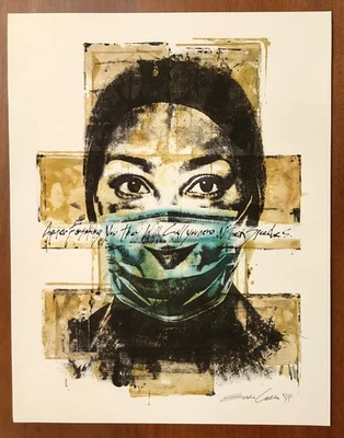 «Forsake» Эдди Колла, редкая художественная печать пруф 1 из 5 с сертификатом подлинности 2020 - Изображение 1 из 4