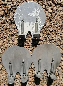 Vintage Trolling Motor Plate Aluminum For Fishing Trol Motor Spring Bracket X3 - Picture 1 of 12