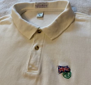 Rare Vintage 80’s MG Cars Embroidered Logo Classic Polo Shirt USA Made XL / 2XL - Picture 1 of 18