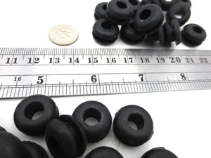 Ojales de goma - Se adapta a orificio de 3/8", material de panel de 1/8" de espesor, tiene identificación de 1/4" - Imagen 1 de 12