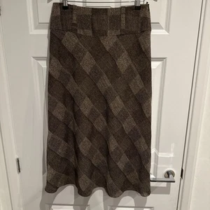 Marks And Spencer Women’s Brown Knit Maxi Skirt Size 12 - Picture 1 of 3