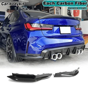 Carbon Heck Stoßstangen Splitter Flaps Seite Canards Passt für BMW G80 M3 21-24 - Bild 1 von 11