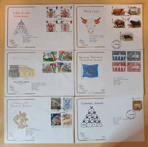 FDC - 1984 - COLLECTION OF 6 COTSWOLD FIRST DAY COVERS -  #3294 - Picture 1 of 1
