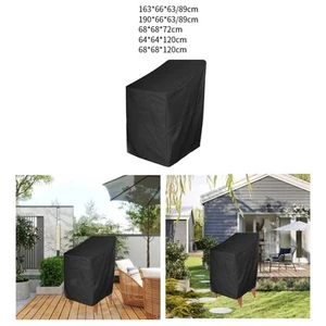 Garden Patio Chair Cover Folding Chairs Weathers Waterproof Protection Cover - Picture 1 of 36