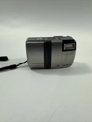 Minolta Vectis 200 IX-Date Silver Point & Shoot APS Film Camera - Tested & Works - Image 1 of 4