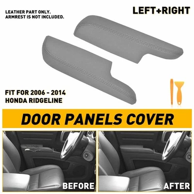 Cubierta del panel del reposabrazos de la puerta delantera conductor y pasajero para Honda Ridgeline 2006-2014 Foto 1 de 4