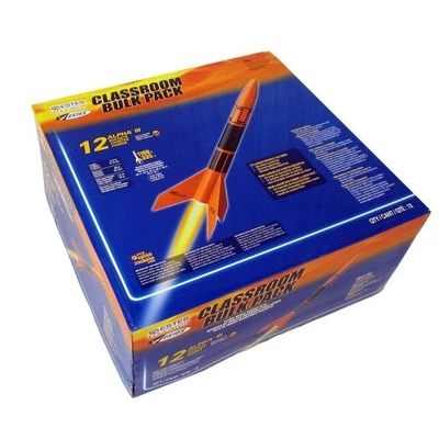Estes 1751 Alpha III Rocket Bulk Pack (pacote com 12) - Imagem 1 de 2