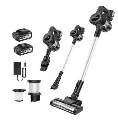 6000W 6 in 1 Upright Stick Power Vacuum Cleaner Cordless Bagless Handheld Hoover - Image 1 of 4