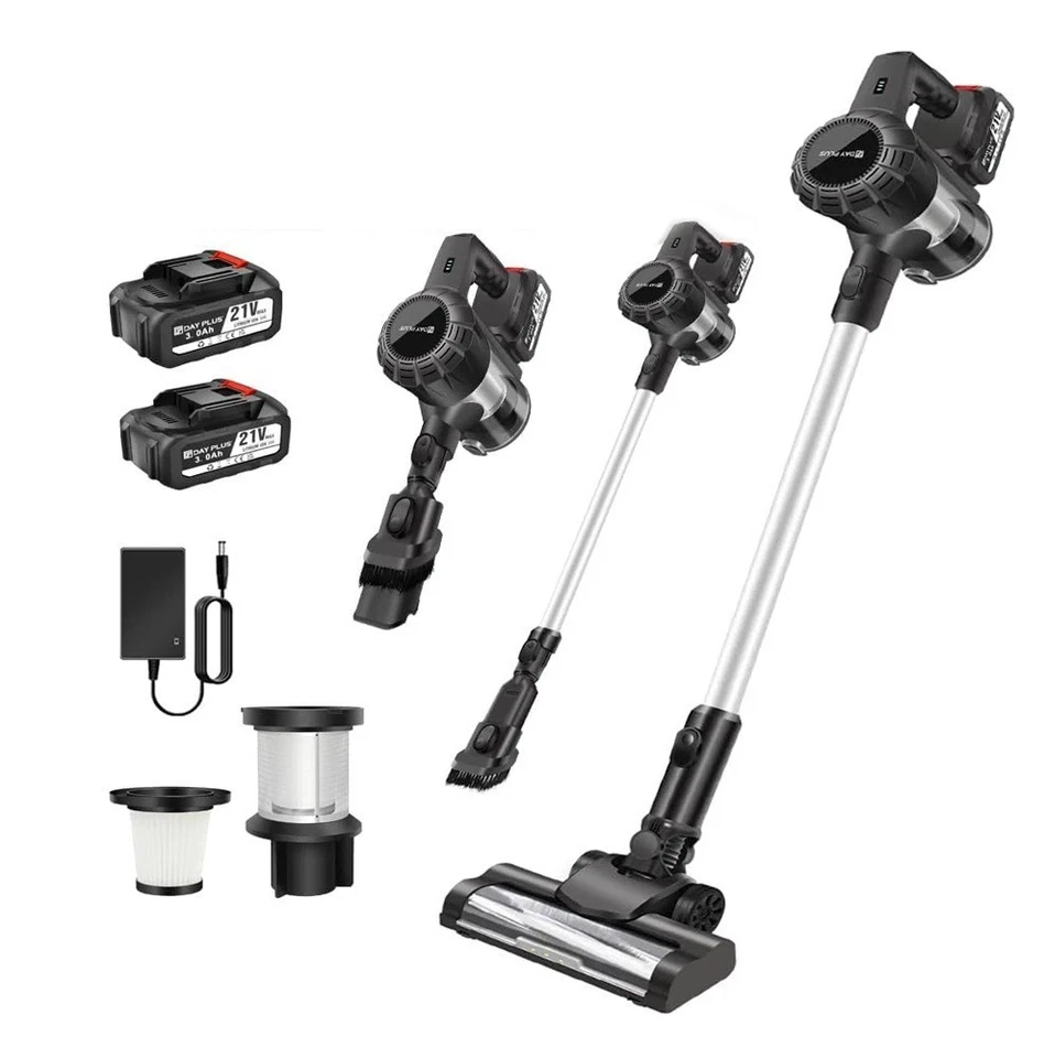 6000W 6 in 1 Upright Stick Power Vacuum Cleaner Cordless Bagless Handheld Hoover - Image 1 of 4