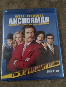 Anchorman: The Legend of Ron Burgundy (Unrated Rich Mahogany Edition) [Blu-ray], - Picture 1 of 4
