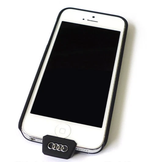 iPhone 5 5S SE Wireless Charger Case Original AUDI Accessories 8W0051435A Qi - Image 1 of 4
