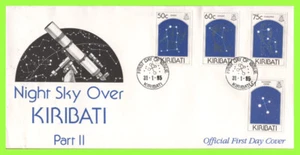 Kiribati 1985 Night Sky Set en cubierta de primer día - Imagen 1 de 1