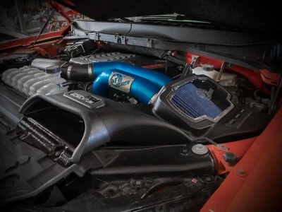aFe Momentum XP Blue Cold Air Intake for 2021-2025 Ford F-150 3.5L EcoBoost  - Image 1 of 4