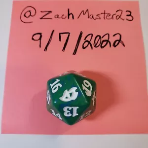 Magic The Gathering MTG - Spindown / D20 / Life Counter - IKORIA (IKO) GREEN - Picture 1 of 1