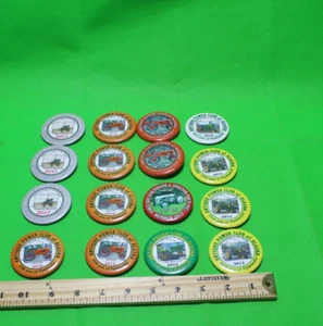 Vintage John Deere Allis tractors Antique power club of Alaska Collectors button - Picture 1 of 5