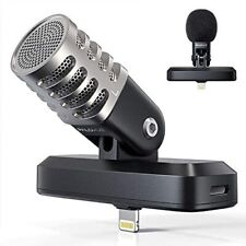 Portable MFi Certified Microphone with Lightning Connector for iPhone iPad, P...
