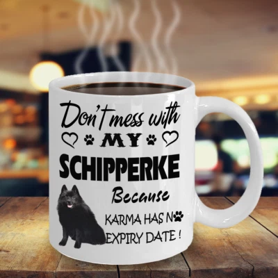 Schipperke собака, Spitzke, Spits собака, Spitske собака, Schipperke, чашка, Spitskes, кофейная кружка - Изображение 1 из 3