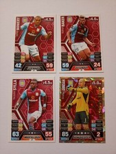 Lot x 4 Topps Match Attax 2013/14 Aston Villa inc Game Changer Guzan
