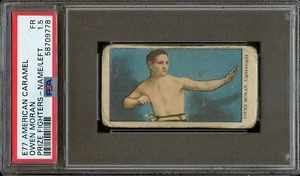 1910 E77 American Caramel OWEN MORAN graded PSA 1.5 - Picture 1 of 2