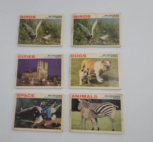 Vintage Odhams Cities Space Animals Dogs Birds Color Mini Books (Lot Of 6) - Picture 1 of 2