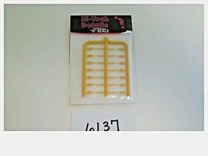Hi-Tech Details N Scale 3004 Yellow Parking Meters 14pcs Model Train #6137 - Picture 1 of 4