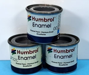 HUMBROL Enamel Model Paint - 14ml Pot x 3 - No.66 Olive Drab Matt - Picture 1 of 3