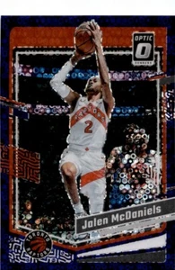 2023-24 Optic Fastbreak, Purple Disco /99, Jalen McDaniels - Toronto Raptors - Picture 1 of 2