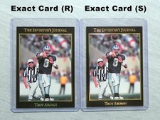TROY AIKMAN (1) 1993 Investor's Journal Gold #23 _ Exact Card (S) on the Right