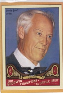 2011 GOODWIN CHAMPIONS GORDIE HOWE #9 NMMT *A3754