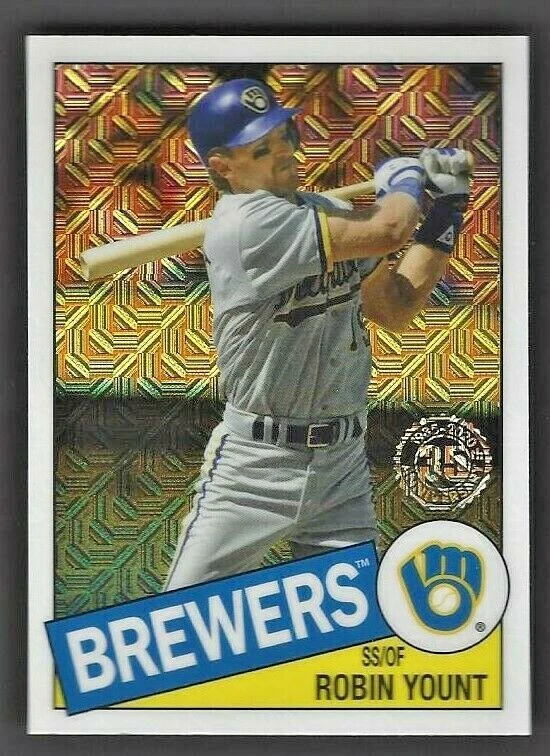 2020 Topps Series 2 Silver Pack #85TC-25 Robin Yount - Brewers - Image 1 of 1
