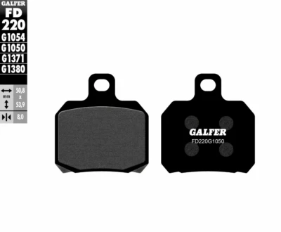 Galfer Brake Pads For Bimota Bb3/Db5/Db10/Db7/Db8/Db11/Tesi 1000 1078 - Image 1 of 4