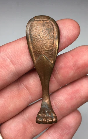 Repair Parts Clock Antique Victorian Metal One Claw Foot Leg Cover