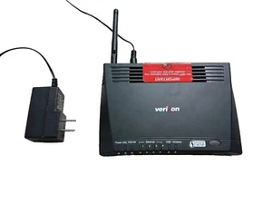 Verizon Actiontec GT704WG 4-Port Wireless DSL Modem & Router w/ Adapter - Picture 1 of 5