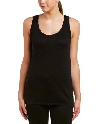 Regata feminina Anne Klein gola U dupla com nervuras - Imagem 1 de 2