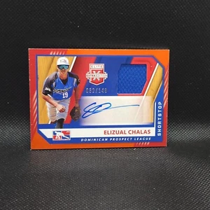 2021 Panini Elite Extra Edition Orange /149 Elizual Chalas #DPLMS-EL Patch Auto - Picture 1 of 2