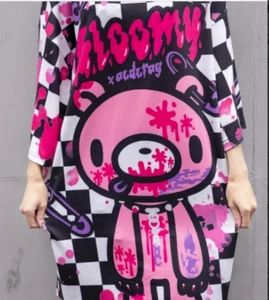 ACDC RAG Checked Gloomy Bear Chax GP Huge T-shirt kawaii harajuku From JAPAN - Picture 1 of 12