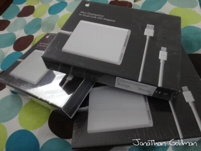 Apple Mini Displayport to Dual-Link DVI Adapter MB571LL/A A1306 NEW SEALED BOX  - Image 1 of 3