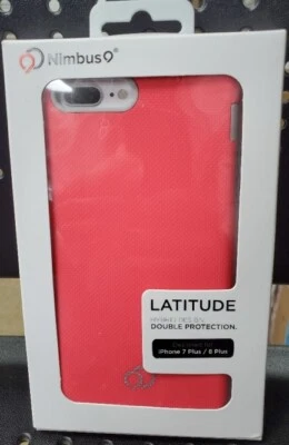 Funda Diseño Híbrido Nimbus9 LATITUDE para Apple iPhone 8+/7+ - Rosa Foto 1 de 2